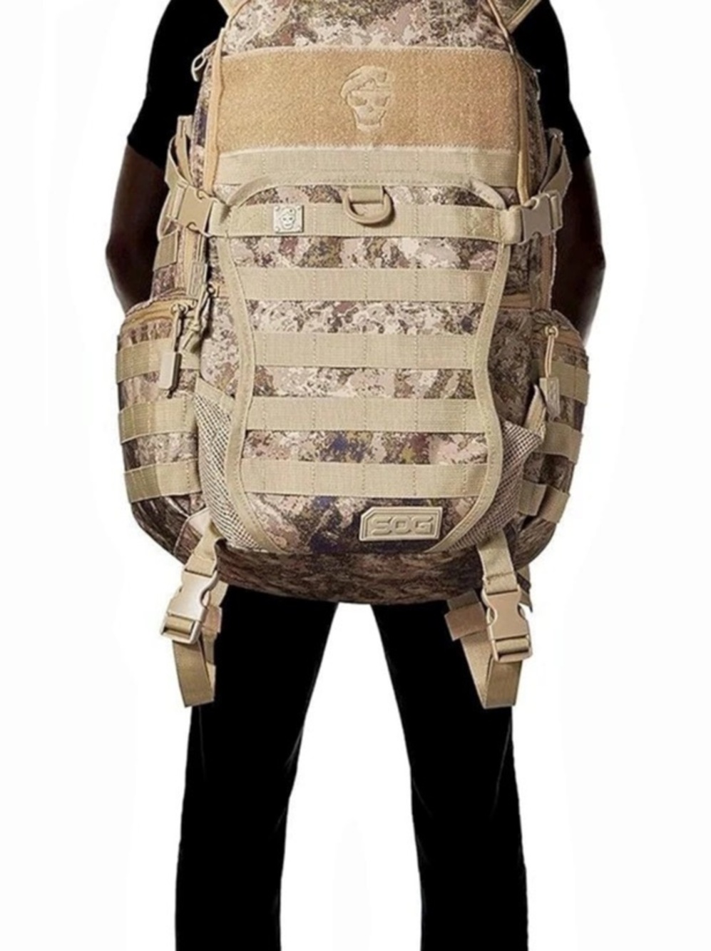 S3 Vapor 30 Camo Backpack in Brown & Green
